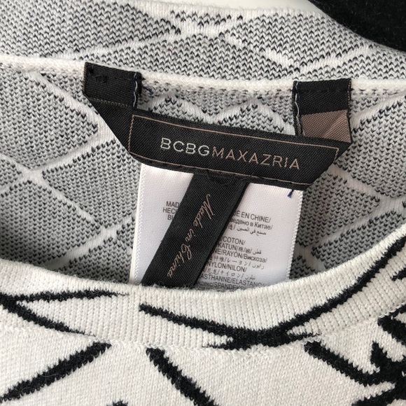 *3 for $100* BCBG MaxAzria peplum long sleeve top - Picture 2 of 7